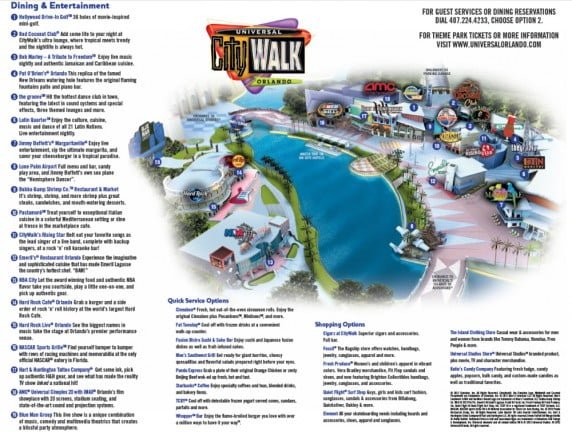 Mapa Citywalk
